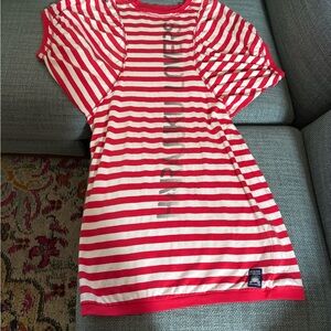 Harajuku Lovers Red and White Striped Top